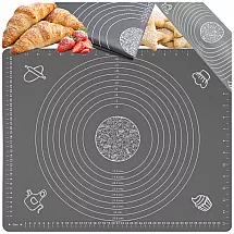 Siikonowa 50x40 silicone baking mat, non-slip, rollable