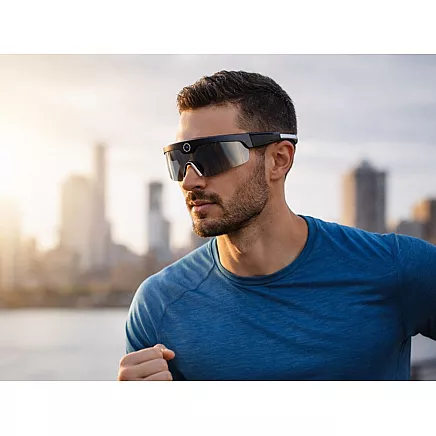 Viedbrilles ar mākslīgo intelektu, 2k kameru, diktofonu, bluetooth un tulkošanas funkciju