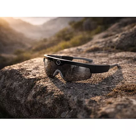 Viedbrilles ar mākslīgo intelektu, 2k kameru, diktofonu, bluetooth un tulkošanas funkciju