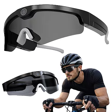 Viedbrilles ar mākslīgo intelektu, 2k kameru, diktofonu, bluetooth un tulkošanas funkciju