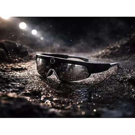 Viedbrilles ar mākslīgo intelektu, 2k kameru, diktofonu, bluetooth un tulkošanas funkciju