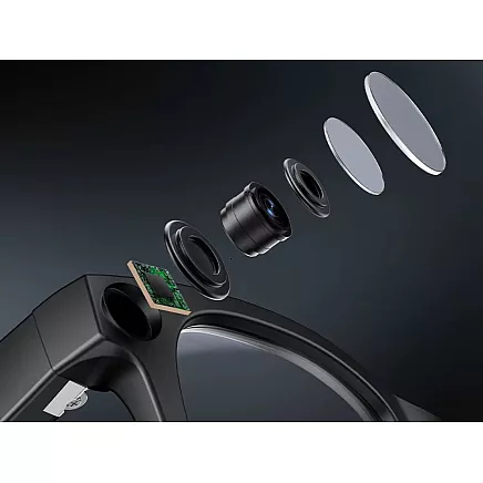 Viedbrilles ar mākslīgo intelektu, full hd kameru, diktofonu, bluetooth un tulkošanas funkciju