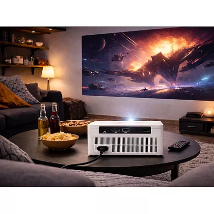 PROJEKTORS X6 4K ANDROID TV 11.0 WIFI BLUETOOTH LCD 100 COLI