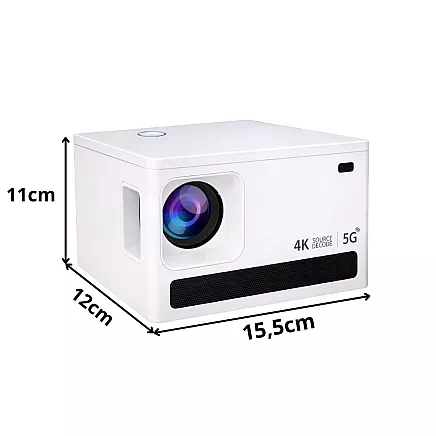 PROJEKTORS X6 4K ANDROID TV 11.0 WIFI BLUETOOTH LCD 100 COLI