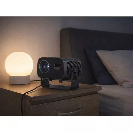 Video projektors a10 4k android tv 13.0 wifi bluetooth lcd full hd 360°