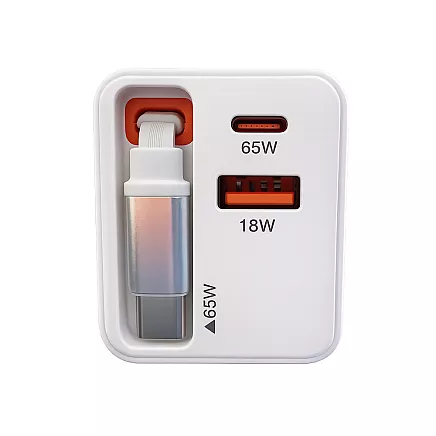 Быстродействующий сетевой зарядное устройство usb 65 вт кабель usb-c usb quick charge универсальный