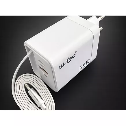 Быстродействующий сетевой зарядное устройство usb 65 вт кабель usb-c usb quick charge универсальный