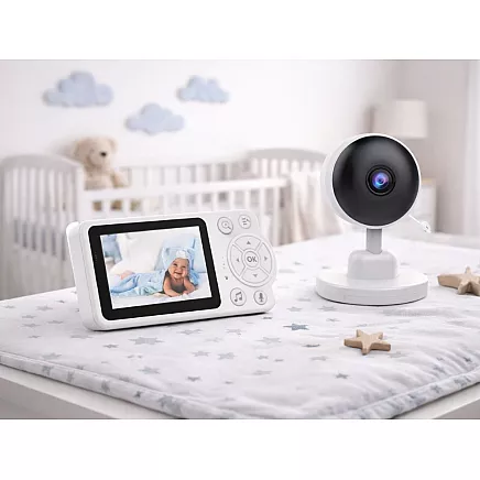 Электронная няня камера микрофон в режиме реального времени ночной режим жк-экран коляски будильник