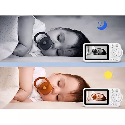 Электронная няня камера микрофон в режиме реального времени ночной режим жк-экран коляски будильник