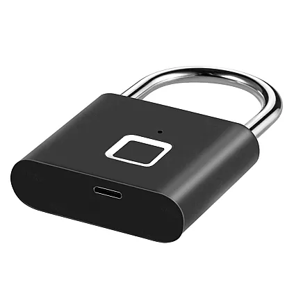 Burglar-proof, waterproof fingerprint padlock for suitcases and lockers