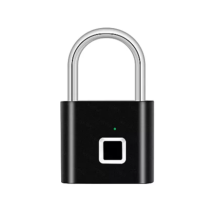 Burglar-proof, waterproof fingerprint padlock for suitcases and lockers
