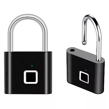 Burglar-proof, waterproof fingerprint padlock for suitcases and lockers