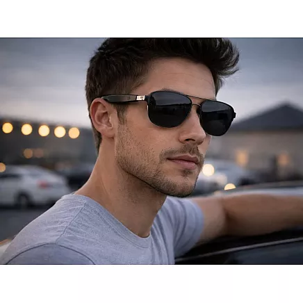 Умные очки с bluetooth и динамиками: прием звонков и управление