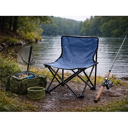 Складной туристический стул для рыбалки с чехлом