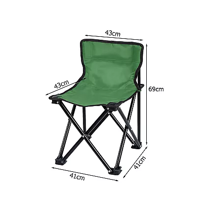 Складной туристический стул для рыбалки с чехлом