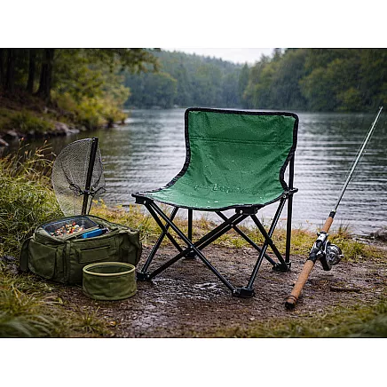 Складной туристический стул для рыбалки с чехлом