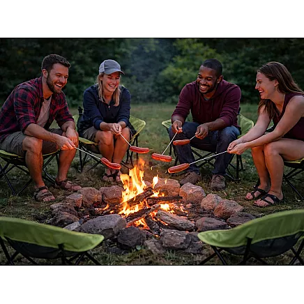 Складной туристический стул для рыбалки с чехлом