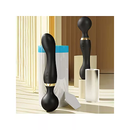 Electric handheld vibrating body massager for deep muscle relaxation