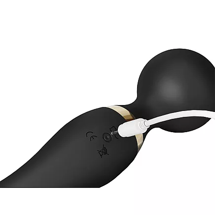 Electric handheld vibrating body massager for deep muscle relaxation