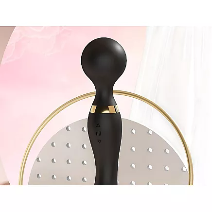 Electric handheld vibrating body massager for deep muscle relaxation