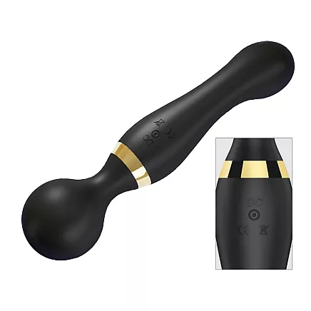Electric handheld vibrating body massager for deep muscle relaxation