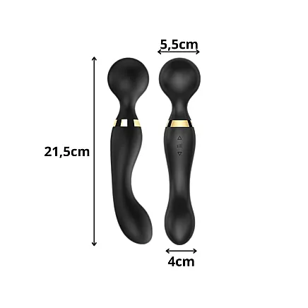 Electric handheld vibrating body massager for deep muscle relaxation