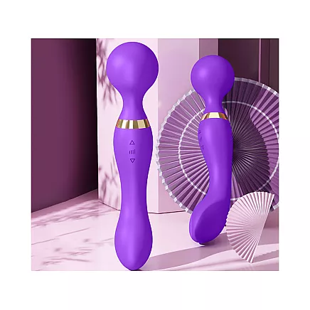 Electric handheld vibrating body massager for deep muscle relaxation