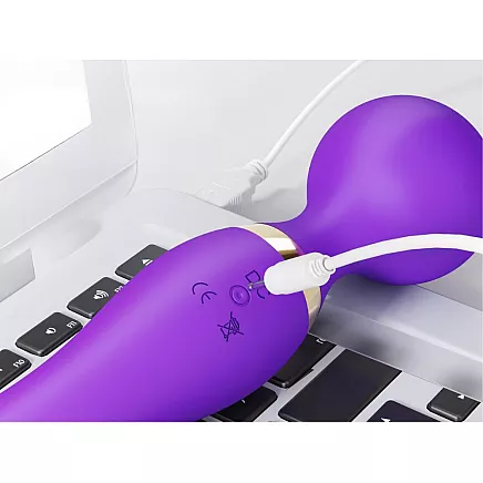 Electric handheld vibrating body massager for deep muscle relaxation