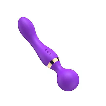 Electric handheld vibrating body massager for deep muscle relaxation