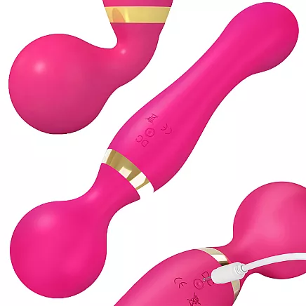 Electric handheld vibrating body massager for deep muscle relaxation