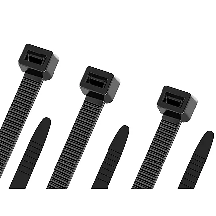 Cable ties 2.5x100mm 100 pcs black cable tie