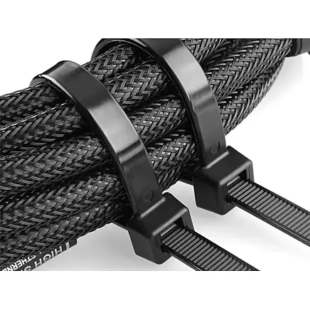 Cable ties 2.5x100mm 100 pcs black cable tie