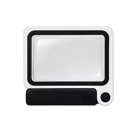 Складная лупа led16 с увеличительным стеклом для чтения, 3,5-кратное увеличение, настольная, с подсветкой