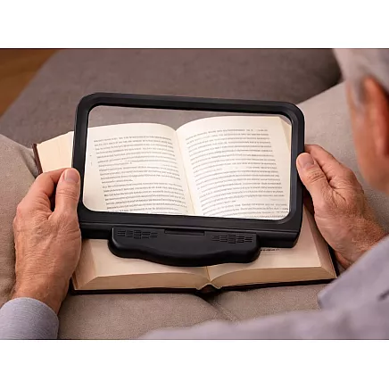 Портативная лупа с led-подсветкой для чтения, 2,5-кратное увеличение, 3 режима работы, usb