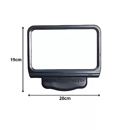 Портативная лупа с led-подсветкой для чтения, 2,5-кратное увеличение, 3 режима работы, usb