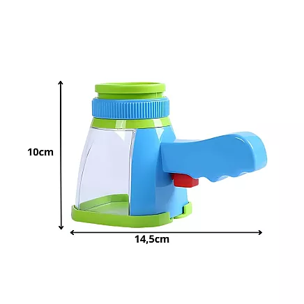 Лупа для наблюдения за насекомыми, увеличительное стекло, контейнер, фигурка