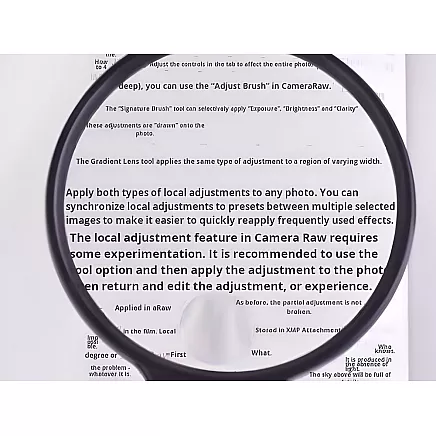 Светодиодная лупа из стекла для чтения и работы, ручная, с подсветкой