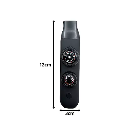 Спасательный свисток, чёрный, для выживания и туризма; компас; фонарик; лупа; термометр