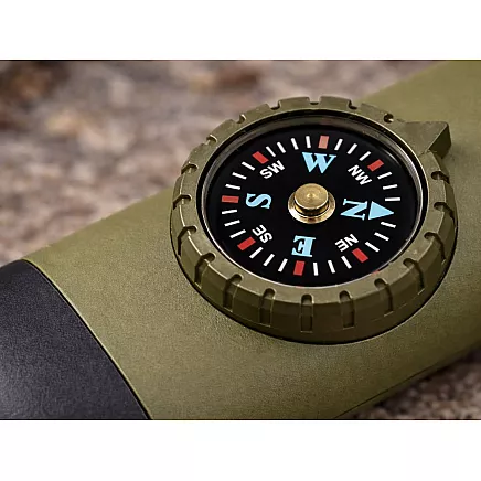 Спасательный свисток зеленого цвета, туристический компас, фонарик, лупа, шнурок