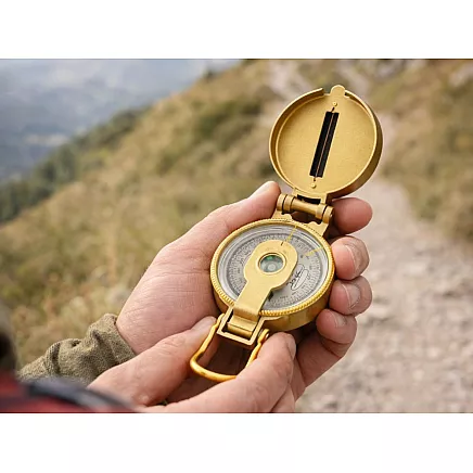 Складной туристический компас для выживания, военный, металлический, классический