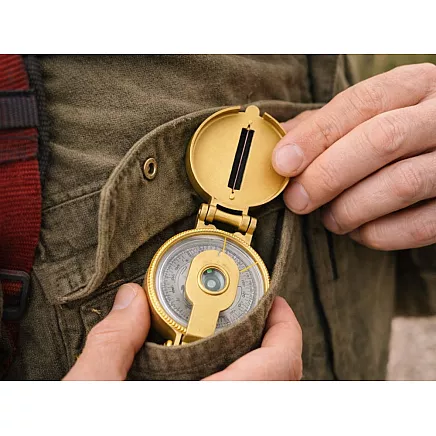 Складной туристический компас для выживания, военный, металлический, классический