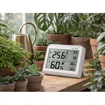 Laika apstākļu stacijas lcd termometrs, higrometrs, magnēts, istabas termometrs zew