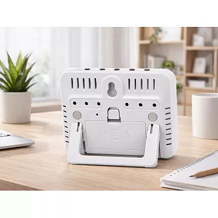 Laika apstākļu stacijas lcd termometrs, higrometrs, magnēts, istabas termometrs zew