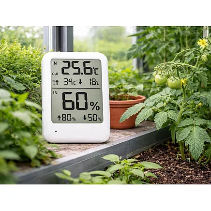 Laika apstākļu stacijas lcd termometrs, higrometrs, magnēts, istabas termometrs zew