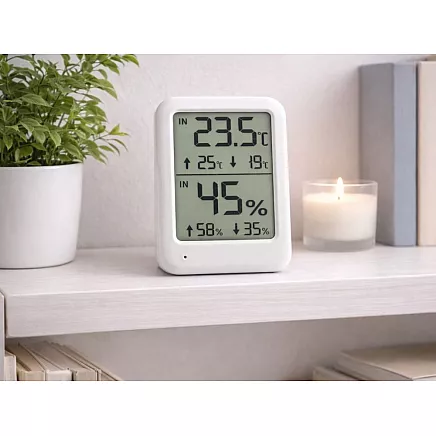 Laika apstākļu stacijas lcd termometrs, higrometrs, magnēts, istabas termometrs zew