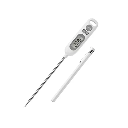 Sonda digital kitchen thermometer for meat and roasting – lcd skewer, waterproof