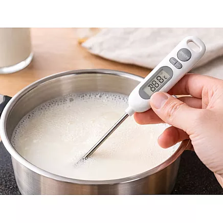 Sonda digital kitchen thermometer for meat and roasting – lcd skewer, waterproof