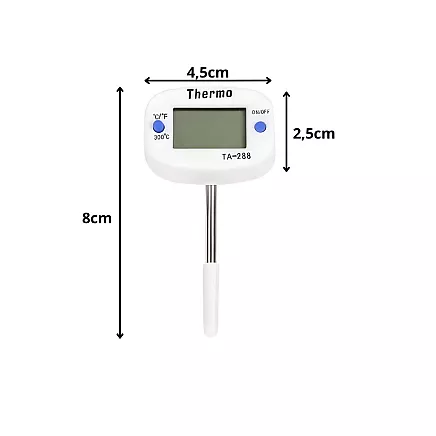 Цифровой кухонный термометр с жиром для мяса, приготовления и запечения
