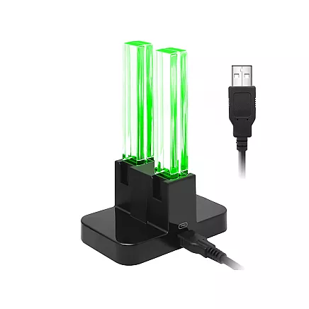 Зарядная станция для 4 контроллеров joy-con nintendo switch с led-подсветкой
