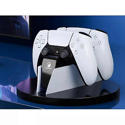Зарядная станция для контроллеров ps5 с двумя слотами